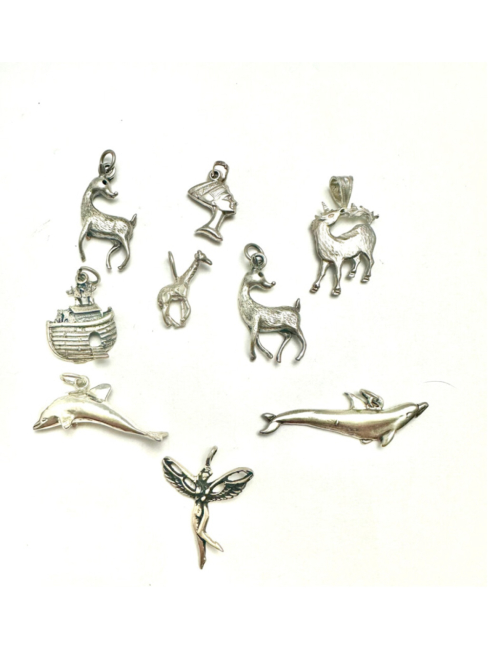 Miniature Assorted Charms Sterling Silver 925 Stamped